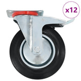 12 pcs Swivel Casters 200 mm 278007