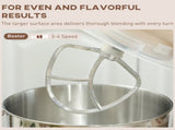 1300W Kitchen Stand Mixer, with Accessories - Beige T3398P378843