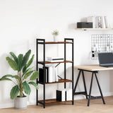 Bookshelf Smoked Oak 60 x 30 x 120 cm Engineered Wood 868391