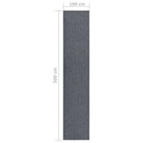 Dirt Trapper Carpet Runner 100x500 cm Grey 327182