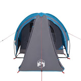 ZNTS Camping Tent Dome 2-Person Blue Waterproof 94340