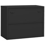 Office Cabinet Anthracite 90x40x70 cm Steel 335929