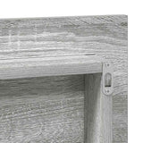 Mirror High grey sonoma 80 x 37 cm Glass and Engineered Wood 863304