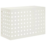 Air Conditioner Cover White 90 x 40 x 60 cm Steel 8014123