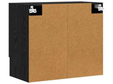 Wall Cabinet Black Oak 60 x 31 x 70 cm Engineered Wood 8004215