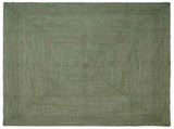 Area Rugs Square Olive Green 300 x 300 cm Jute 42010465