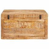 Storage Box with Storage with Door Brown Solid Mango Wood 4104567