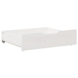 Under-Bed Drawers 2 pcs White 65x55x17 cm Solid Wood Pine 850936