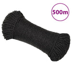 Work Rope Black 8 mm 500 m Polypropylene 153010