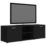 TV Cabinet Black 120x34x37 cm Engineered Wood 801162