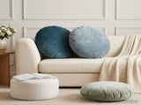 Throw Pillow 6 pcs HEERLEN Light Blue Dia. 60 cm 929764