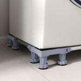 Washing Machine Base Grey 67 x 67 x 12 cm Stainless Steel 42009957