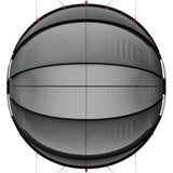 Pool Dome Folding Manual Black 336 x 322 x 160 cm 42001105