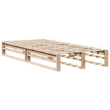 Bed Frame without Mattress 90x200 cm Solid Wood Pine 850833