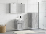 Bathroom Furniture Set 3 pcs Grey Sonoma 80 x 10.5 x 60.5 cm 3407460