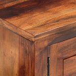 TV Cabinet with Doors 112x30x40 cm Solid Wood Acacia 354986