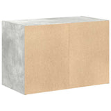 Cabinet with 2 Drawers Concrete Grey 60x31x40 cm Engineered Wood 858827