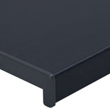Window Sill Anthracite with wood grain 140 x 20 x 4.5 cm PVC 42046954