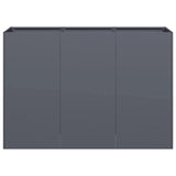 Planter Anthracite 120x40x80 cm Cold-rolled Steel 860719