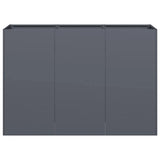 Planter Anthracite 120x40x80 cm Cold-rolled Steel 860719