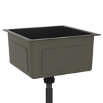 ZNTS Handmade Kitchen Sink Black Stainless Steel 51501