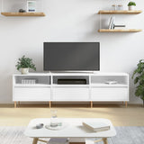 TV Cabinet White 150x30x44.5 cm Engineered Wood 831268