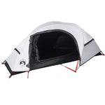 ZNTS Camping Tent Dome 1-Person White Blackout Fabric Waterproof 94562