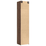 Slim Storage Cabinet Brown Oak 50x42.5x225 cm Engineered Wood 3281307