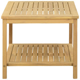 Side Table Oil Natural 50 x 35 x 45 cm Solid Acacia Wood 42026788