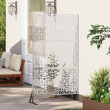 Privacy Screen Grey 100 x 50 x 180 cm Steel 868574