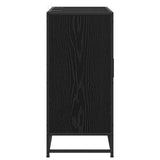 Sideboard Black Oak 92 x 35 x 76 cm Engineered Wood 3439157