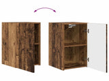 TV Cabinet Set Wall-mounted 2 pcs Old Wood Engineered Wood 3408968