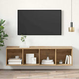 TV Cabinet Set Artisan Oak 37 x 37 x 142.5 cm Engineered Wood 875085