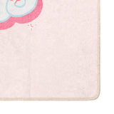 Kids' Rug Pink 160x230 cm Unicorn Washable 136622