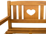 Garden Chairs 2 pcs Natural Solid Acacia Wood 42028088