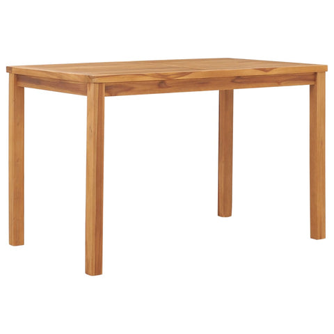 Garden Dining Table 120x70x77 cm Solid Teak Wood 49360