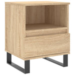 ZNTS Bedside Cabinets 2 pcs Sonoma Oak 40x35x50 cm Engineered Wood 830643