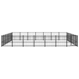 Outdoor Dog Kennel Steel 46.1 m 3124650