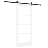 Sliding Door Manual White 86 x 198.5 cm Wood and metal 3332396