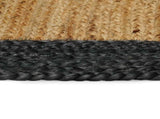 Area Rugs Dark Grey 120 x 120 cm Jute 42010690
