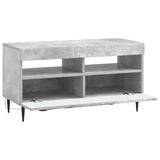 LED TV Cabinet Concrete Grey Engineered Wood 896558
