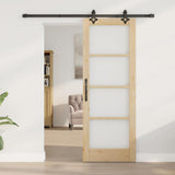 Sliding Door ORKDAL Natural and Black 73.5 x 198.5 cm 3332155