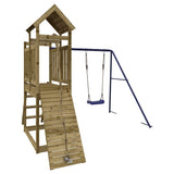 Outdoor Playset Natural wood Vacuum pressure treated pinewood Large 3155872