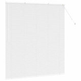 Venetian Blinds Height Adjustable White 175 x 155 cm Aluminium 42006008