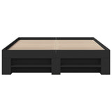 Bed Frame without Mattress Black 120x190 cm Small Double Engineered Wood 3295514