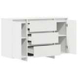 Sideboard with Drawer White 120 x 41 x 75 cm Engineered Wood 3333906