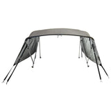 4-bow Bimini Top with Mesh Sidewalls 243xx137 cm 94861