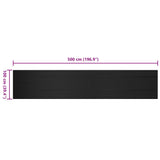 Rubber Floor Mat Anti-Slip 5 x 1 m Broad Ribbed 141171