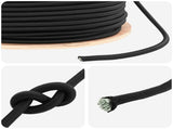 Bungee Cords 10 mm Black PP and Rubber 42047637