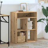Book Cabinet Artisan Oak 66x31x80 cm Engineered Wood 860300